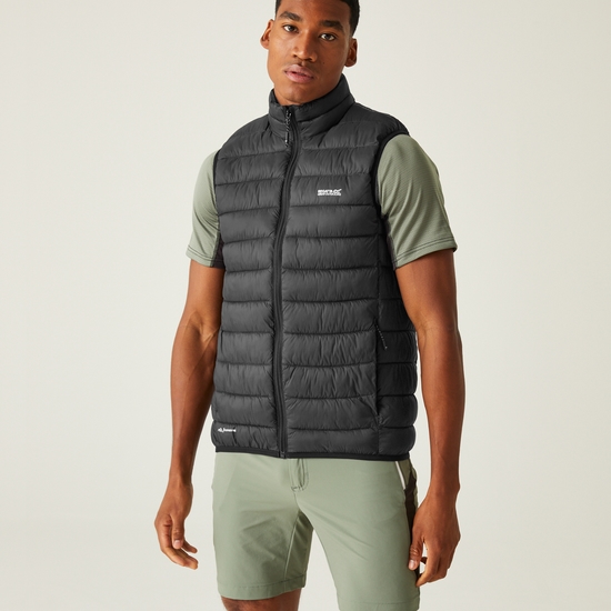 Men's Marizion Baffled Gilet Ash Agave Green