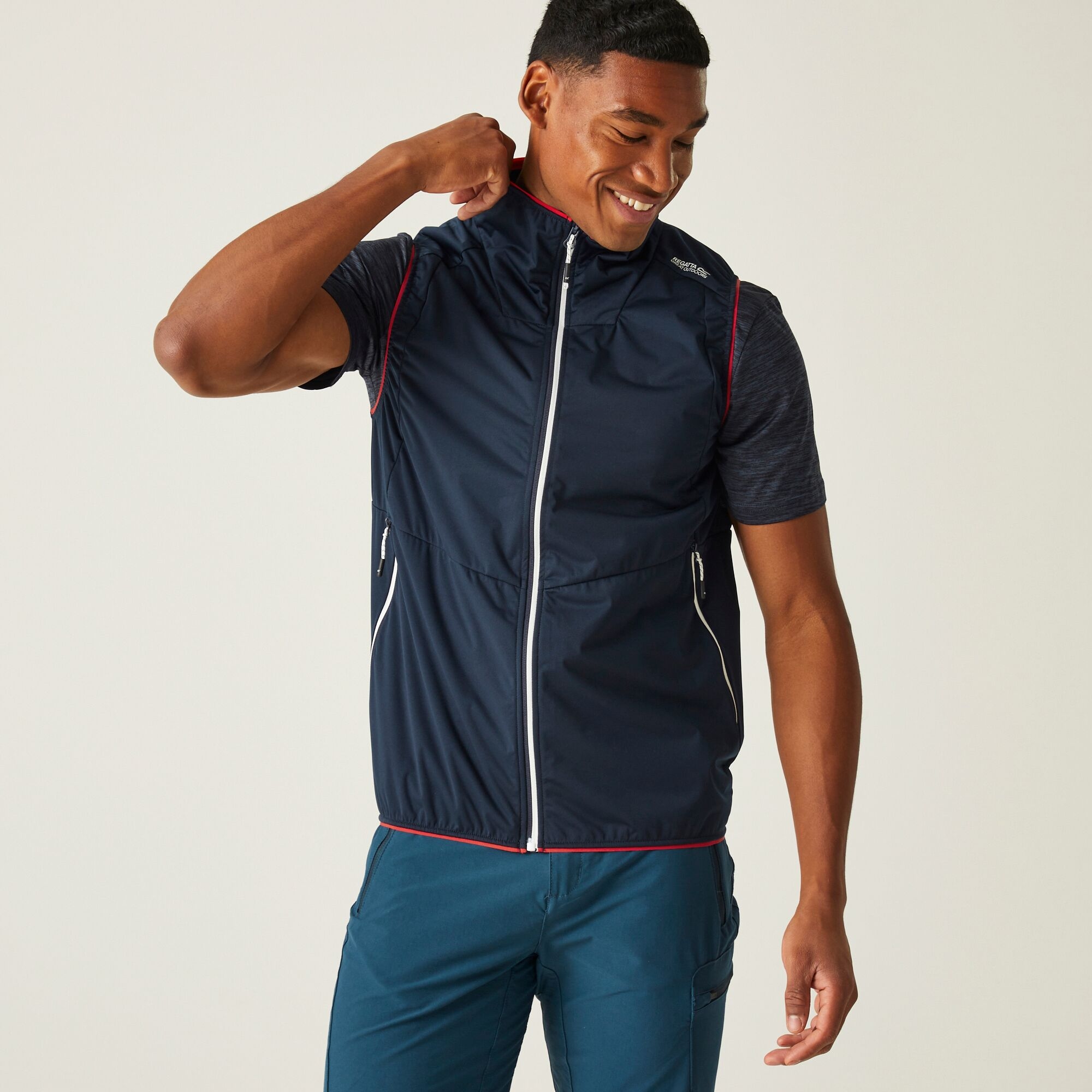 Regatta Męska kamizelka softshellowa Lankin VI Granatowy