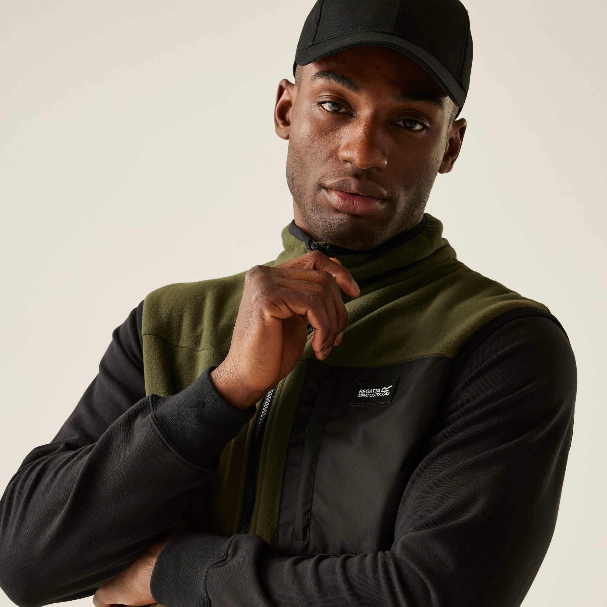 Regatta Kamizelka męska polarowa Frankie Zielony