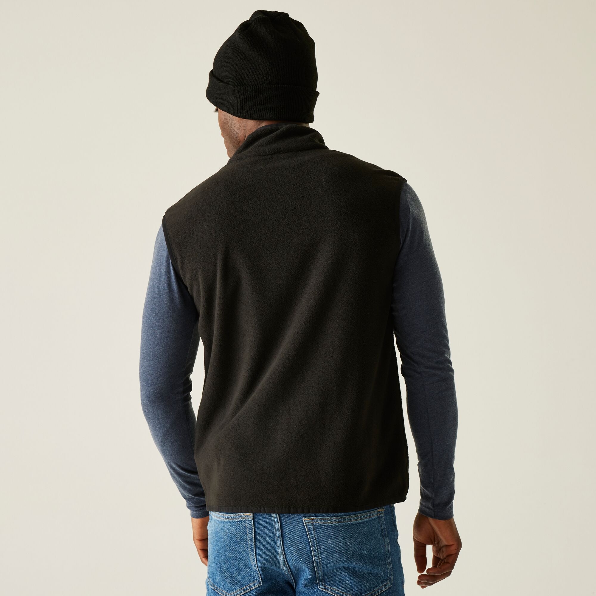 Regatta Kamizelka męska polarowa Frankie Czarny