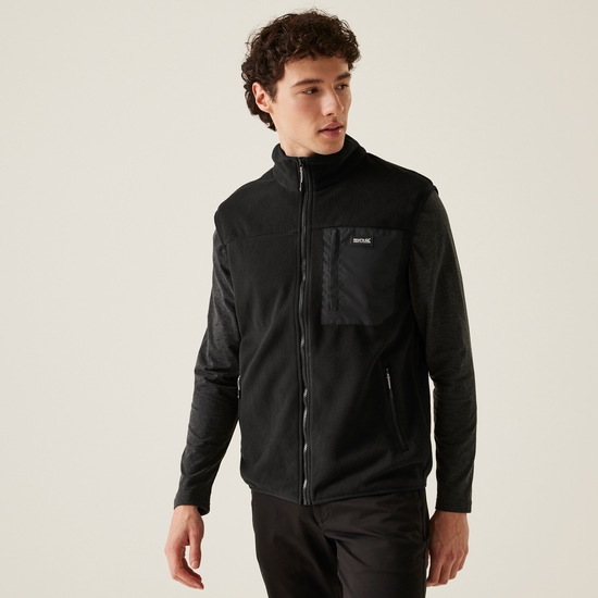 Men's Frankie Fleece Gilet Black