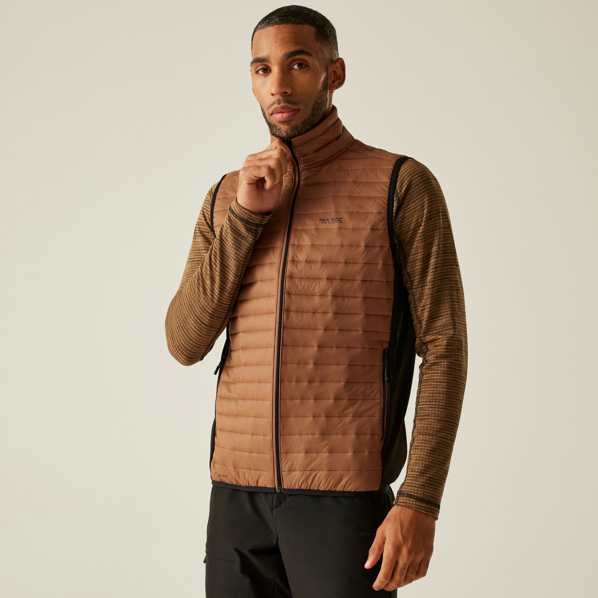 Regatta Kamizelka męska hybrydowa Andreson Brązowy