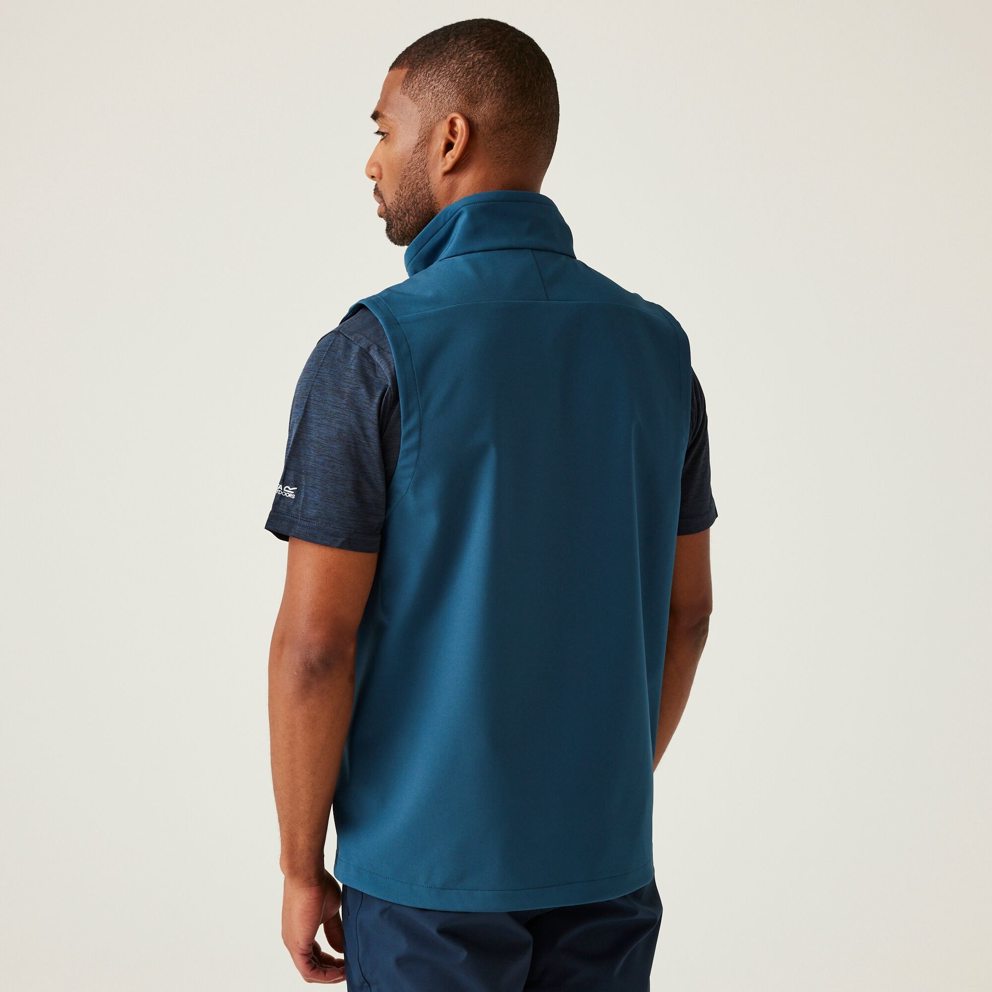 Regatta   Kamizelka męska softshellowa Arana Niebieski