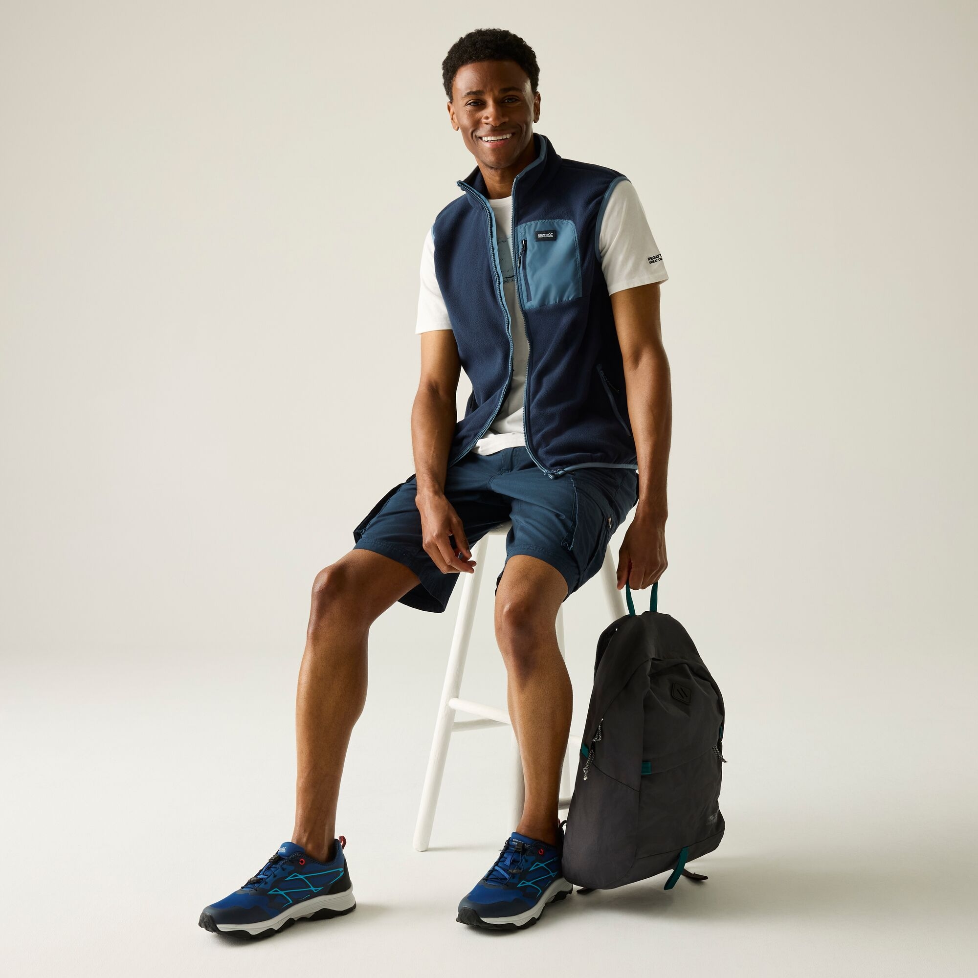 Regatta Kamizelka męska polarowa Frankie Niebieski