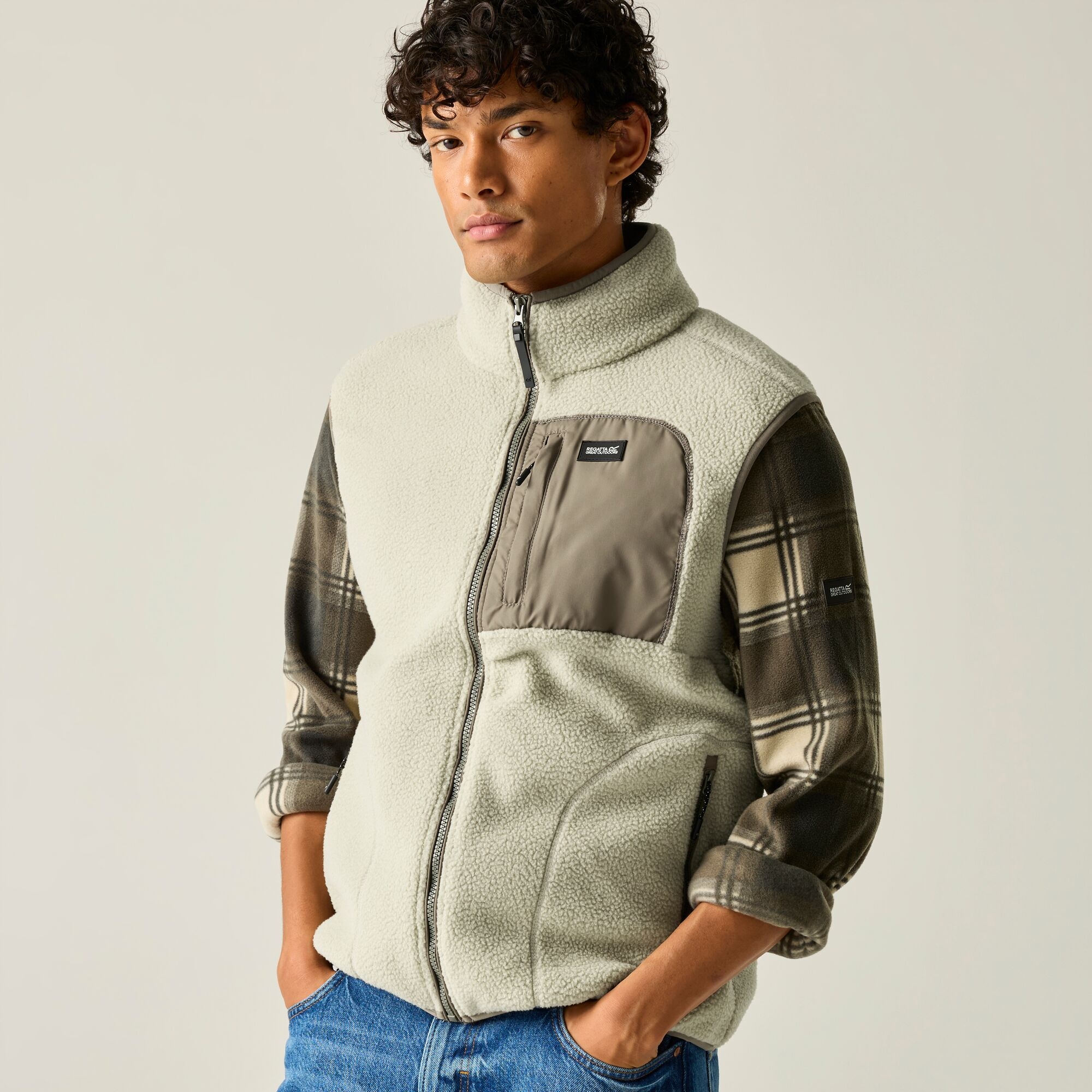 Regatta Mens Frankie Borg Fleece Bodywarmer Gilet - Image 3