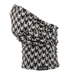Seal Grey Houndstooth