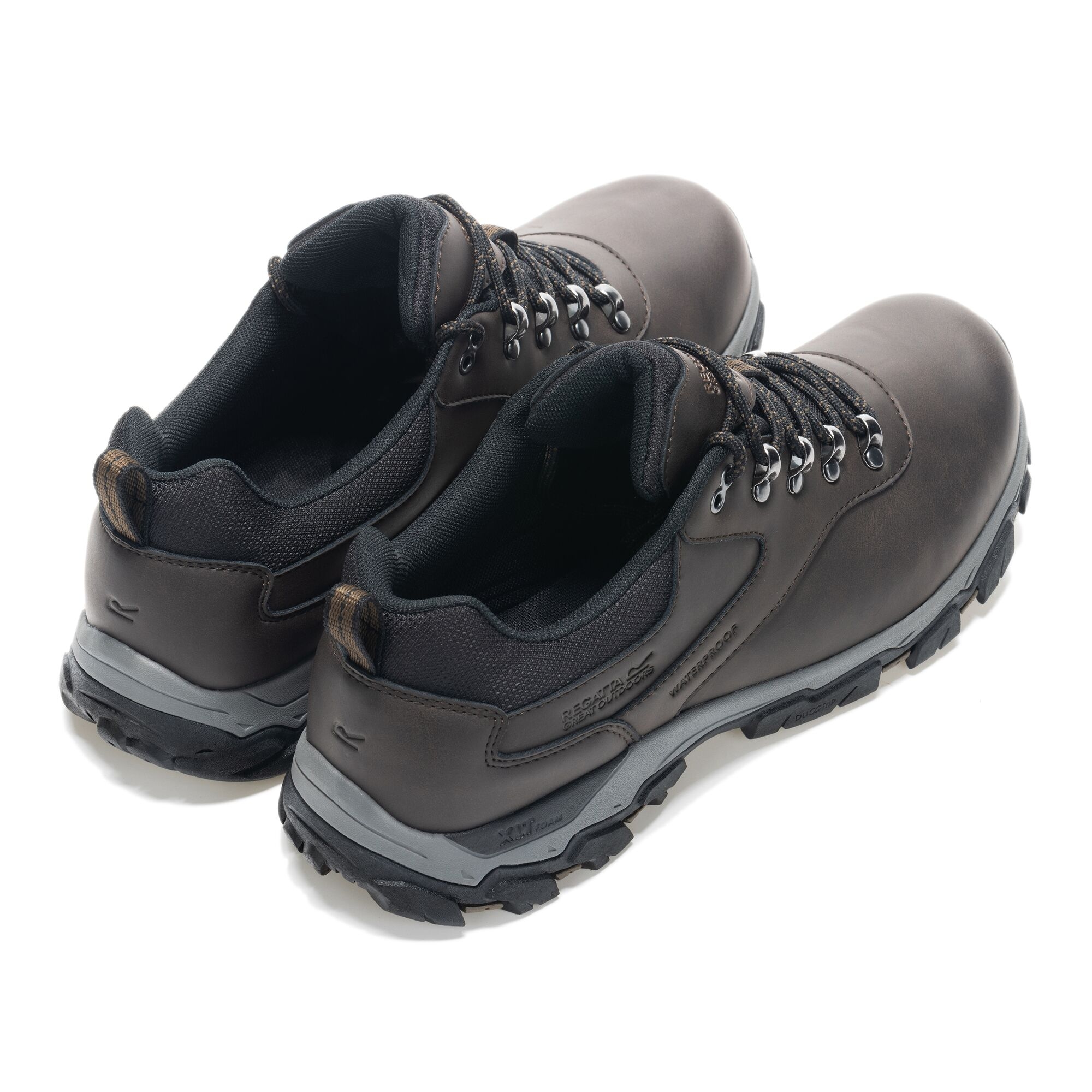 Regatta   Buty męskie trekkingowe niskie z membraną Holcombe Classic Brązowy