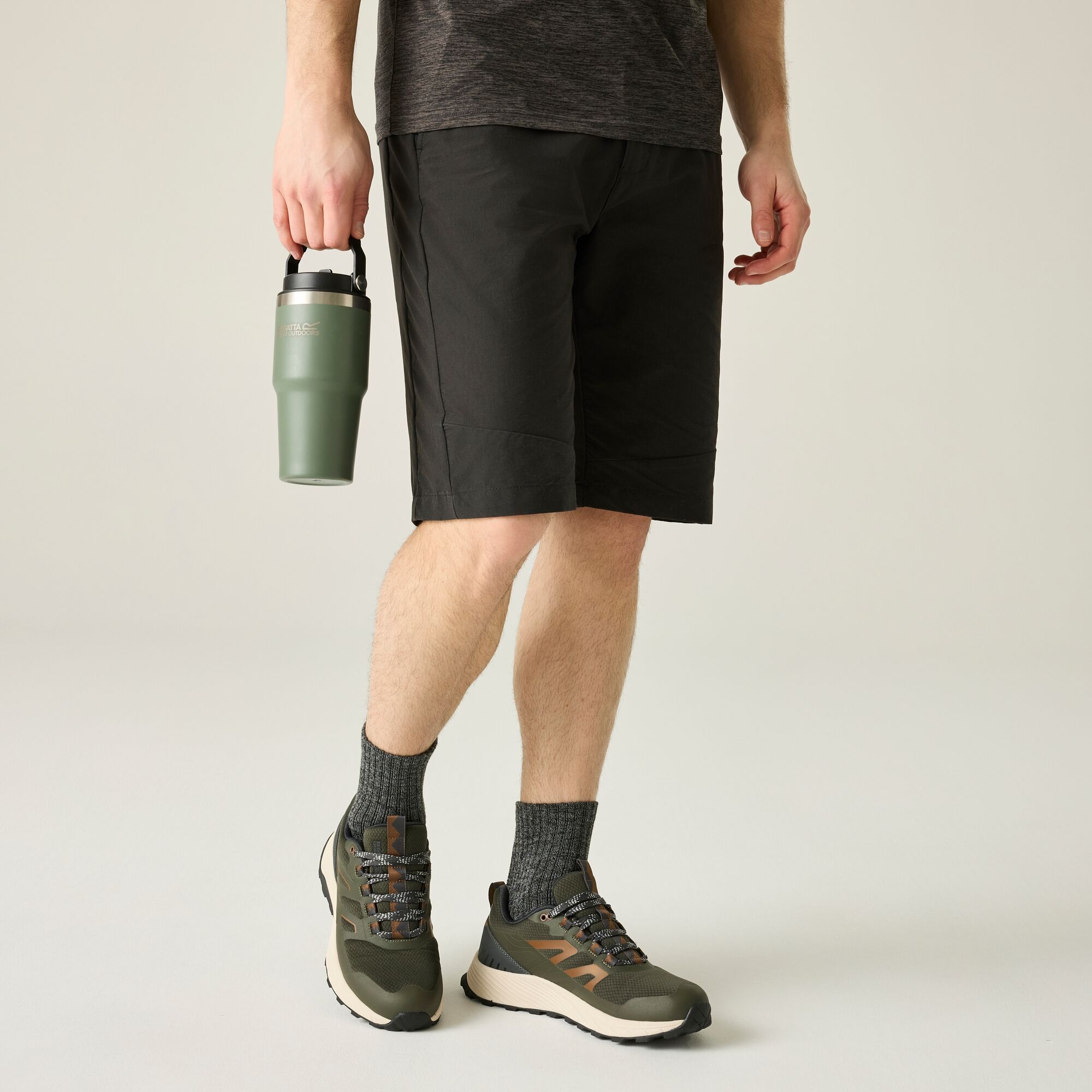 Regatta   Buty męskie sportowe z membraną Ravika Zielony