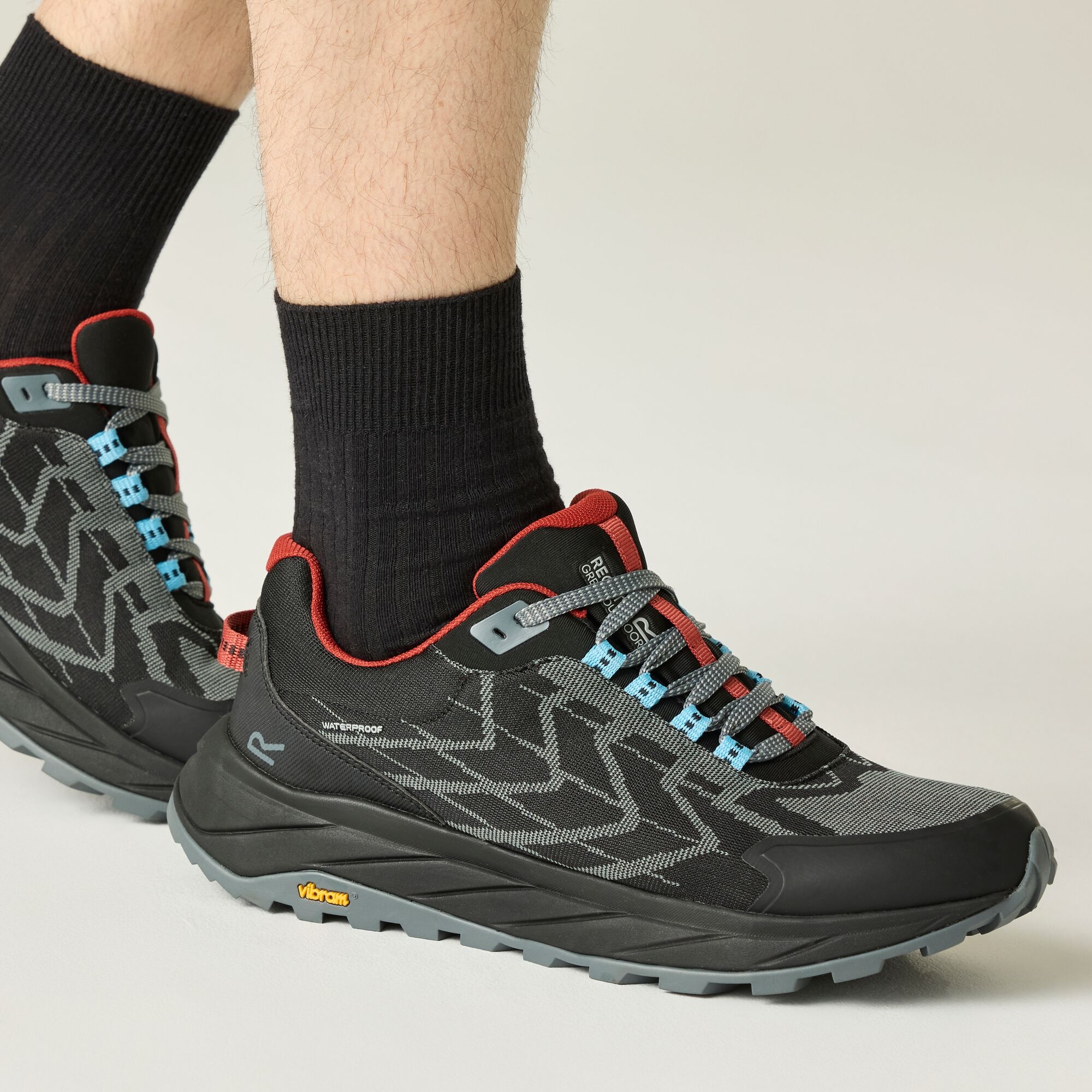 Regatta   Buty męskie z membraną Cruize Vibram Czerwony