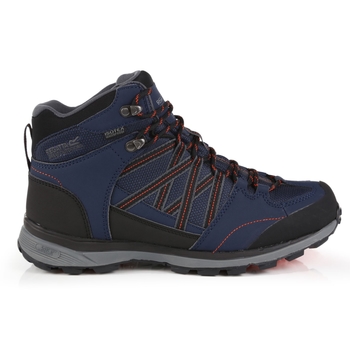 Men's Samaris II Mid Walking Boots Navy Burnt Salmon