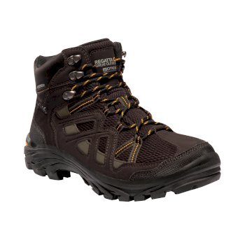Men's Burrell II Vibram Walking Boots Peat Treetop