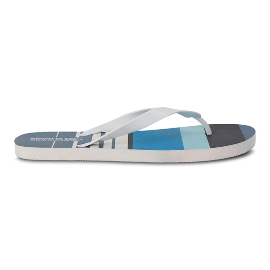 Men's Bali Flip Flops Blue Stripe​