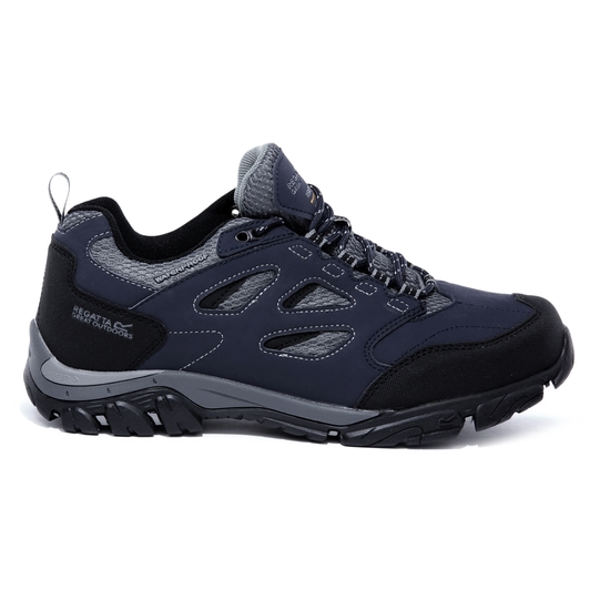 Men's Holcombe Waterproof Low Walking Shoes Navy Granite 