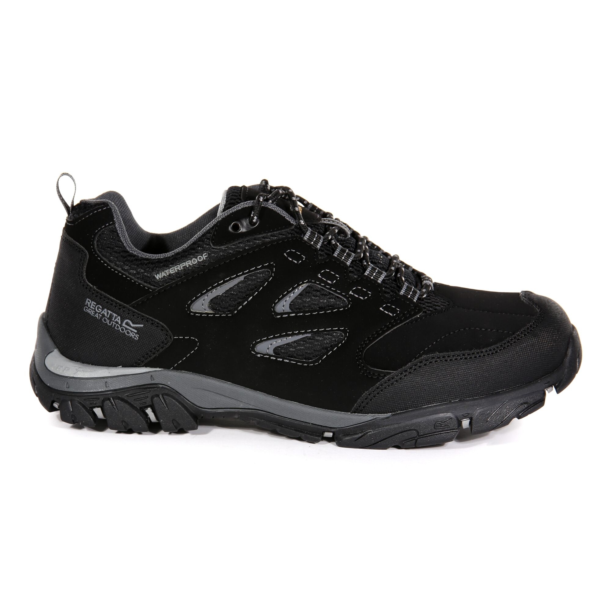 Regatta Męskie Buty Trekkingowe Holcombeiep Low Czarny, Rozmiar: 43