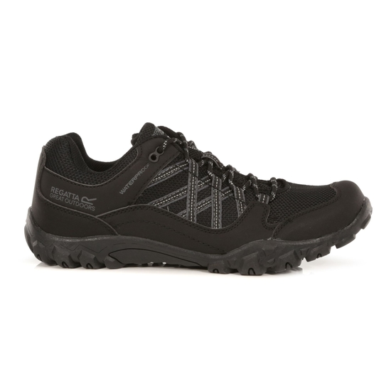 Men's Edgepoint III Waterproof Walking Shoes Black Granite 