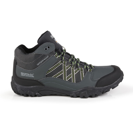 Men's Edgepoint Waterproof Mid Walking Boots Briar Lime Punch 