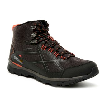 Men's Kota II Waterproof Walking Boots Peat Rusty Orange