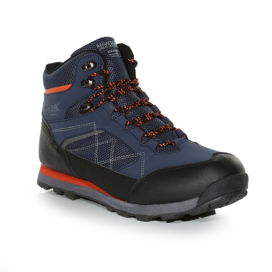 Męskie buty trekkingowe Vendeavour Pro Niebiesko-pomarańczowy