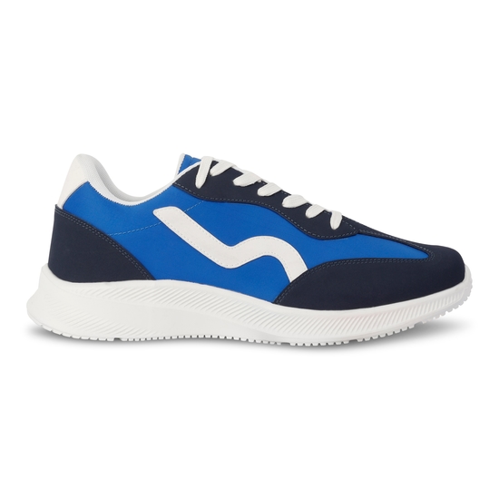 Men's Marine Retro Trainers  Oxford Blue Navy