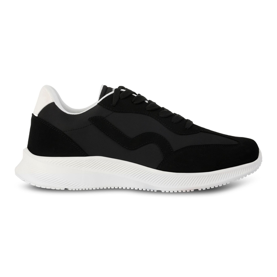 Men's Marine Retro Trainers  Black