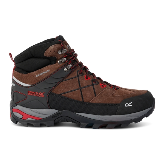 Men's Samaris Pro II Walking Boots Chestnut Dark Red