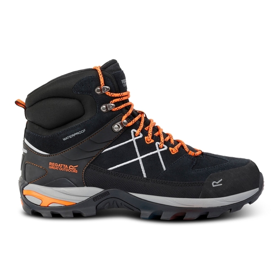 Men's Samaris Pro II Walking Boots Ash Blaze Orange