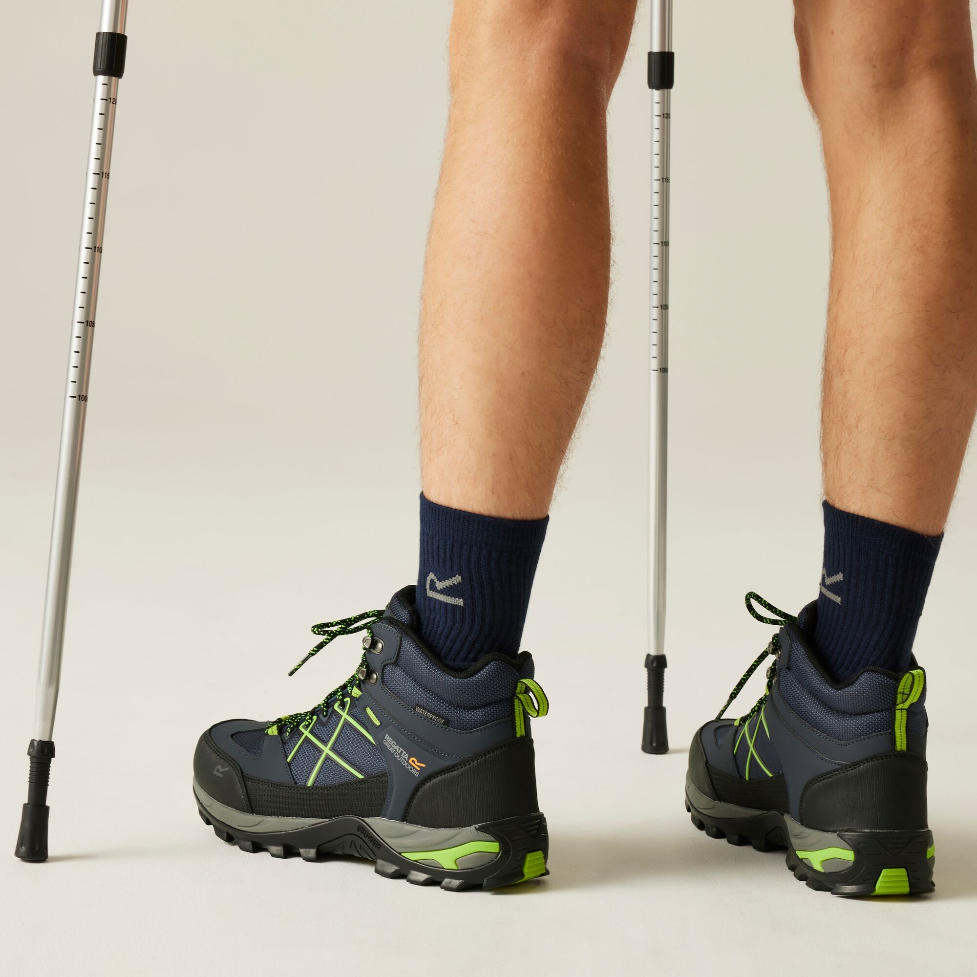 Regatta Buty męskie trekkingowe z membraną Samaris III Granatowy