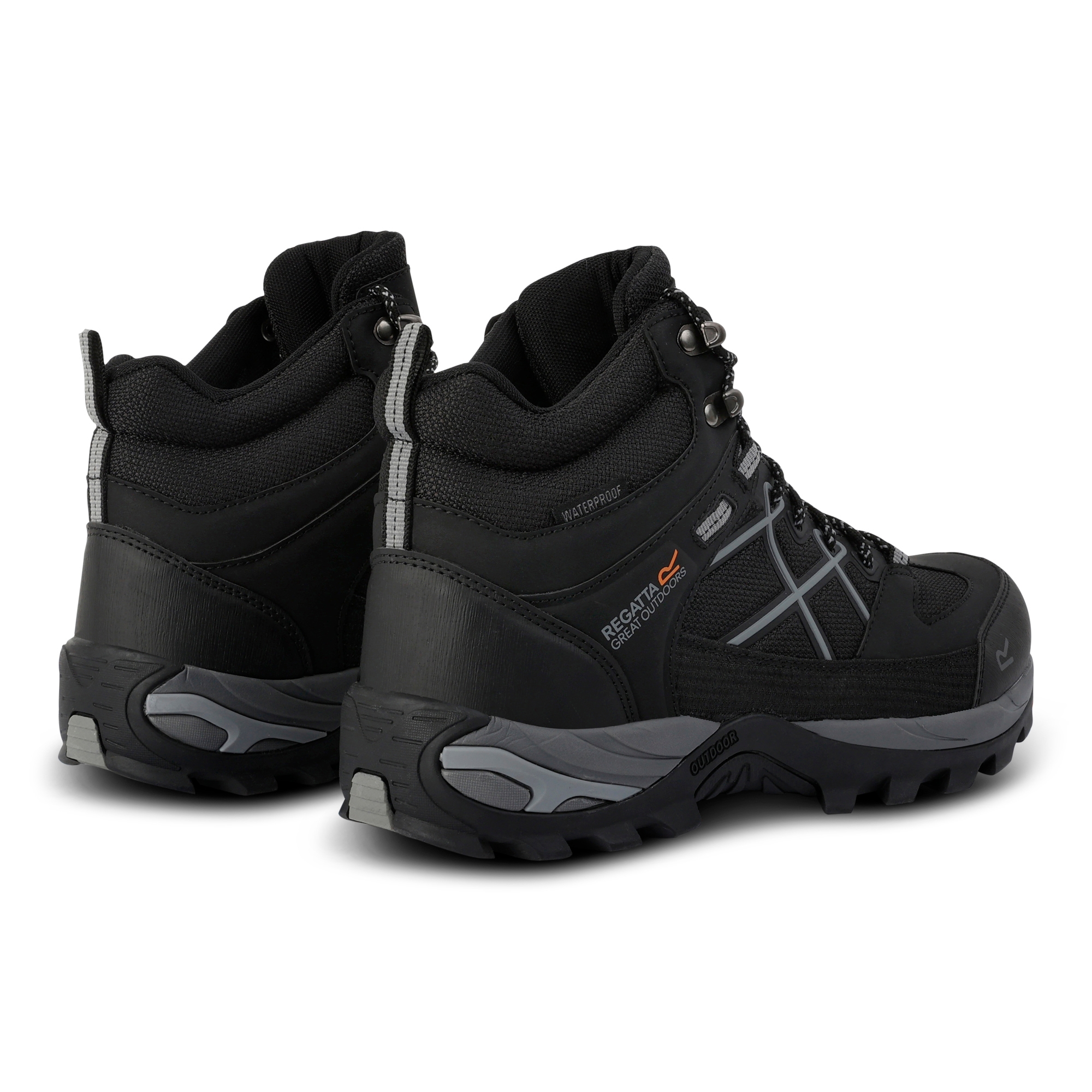 Regatta   Buty męskie trekkingowe z membraną Samaris III Czarny