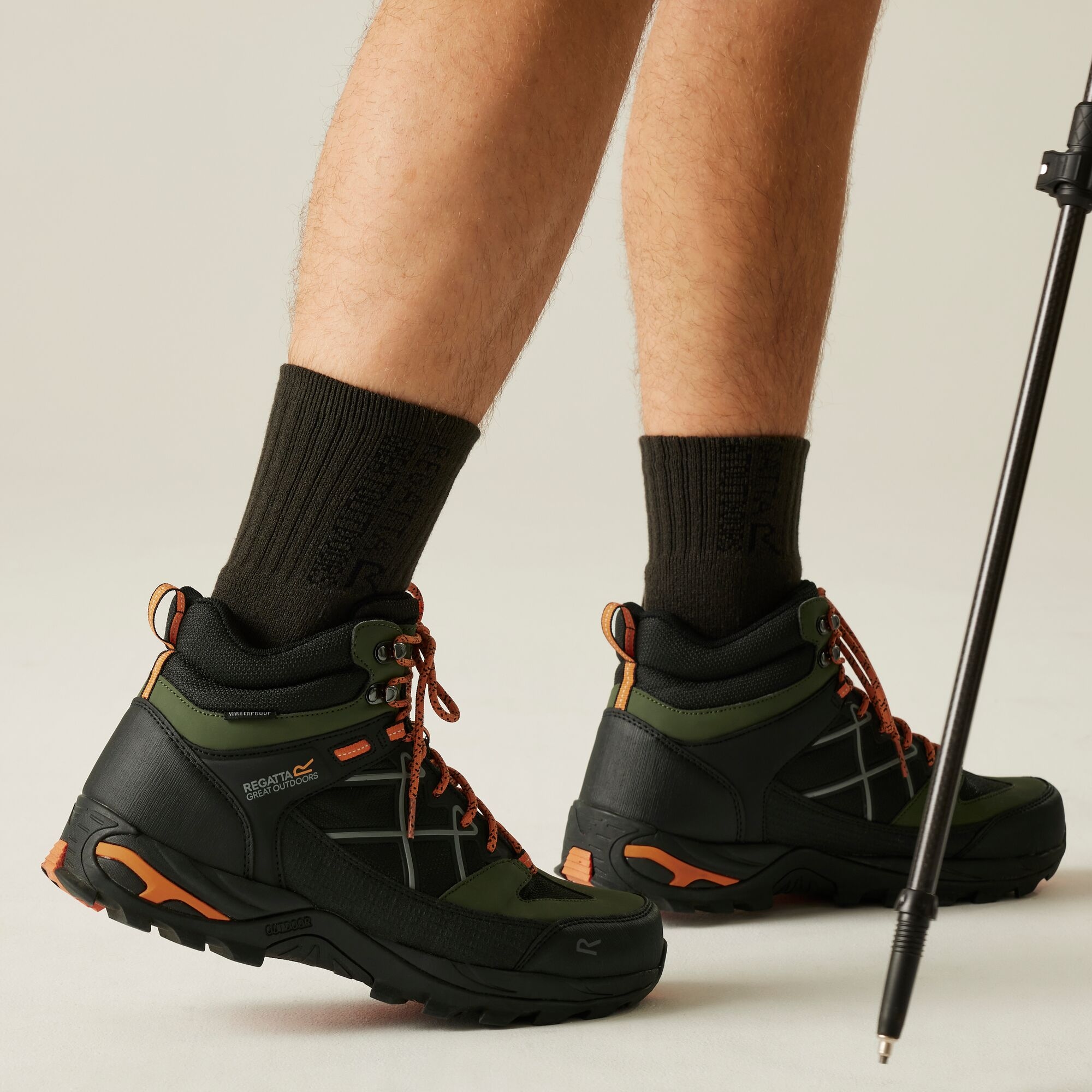 Regatta Buty męskie trekkingowe z membraną Samaris III Zielony