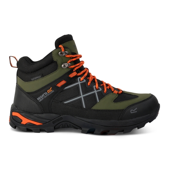 Men's Samaris III Walking Boots Cypress Green Blaze Orange���