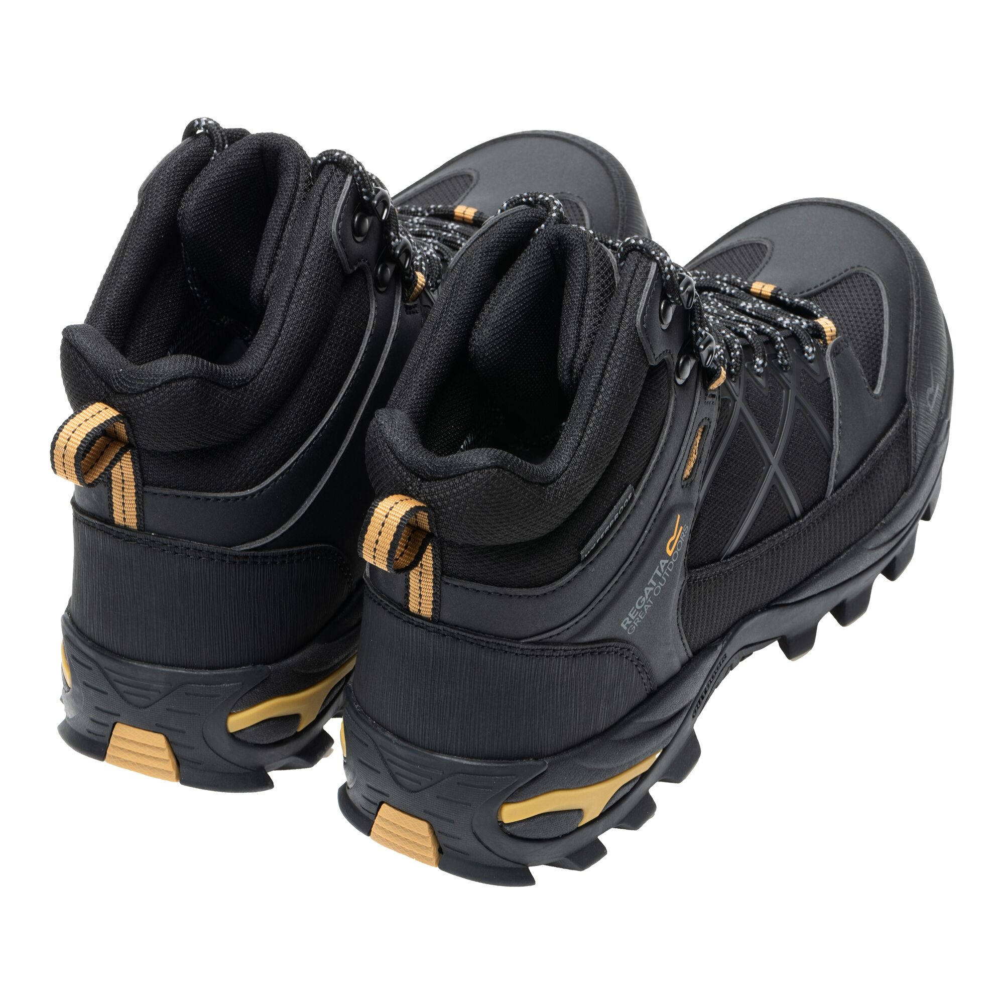 Regatta   Buty męskie trekkingowe z membraną Samaris III Czarny