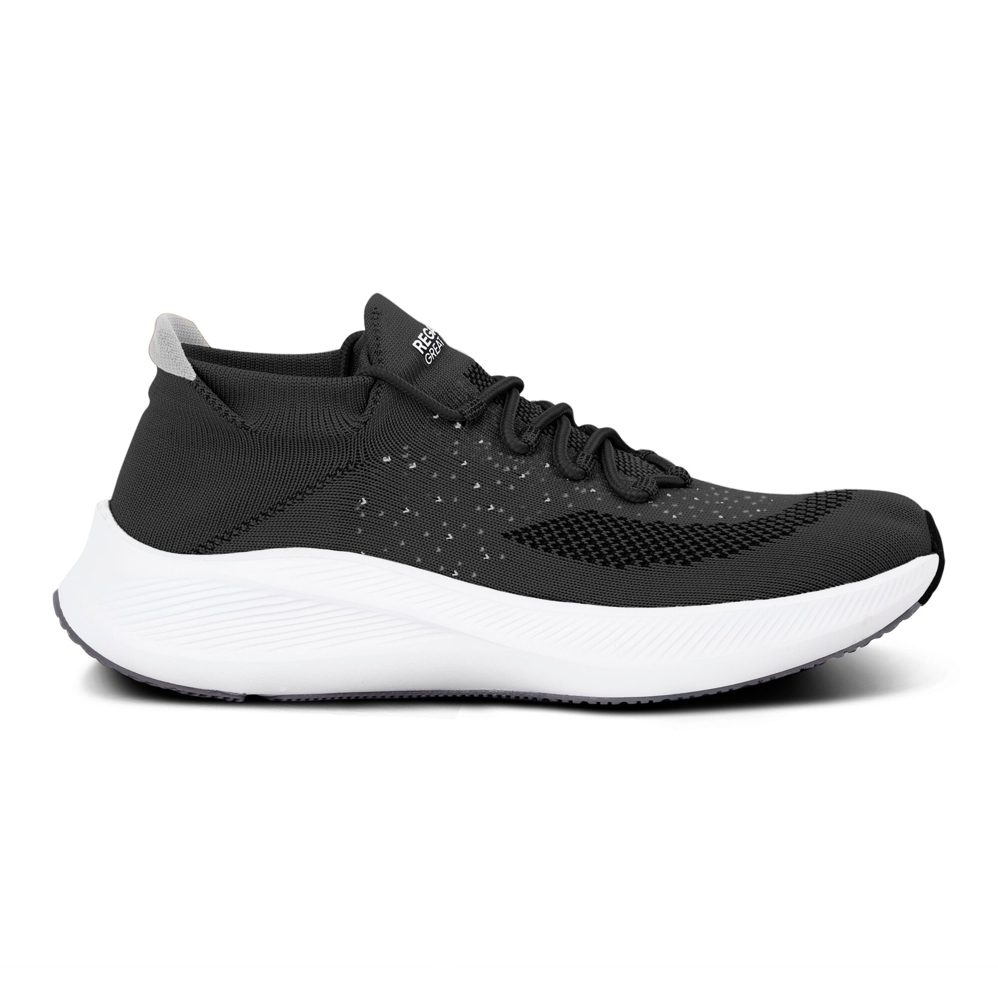 Regatta Men's Lightweight Orton Trainers Black Grey, Size: UK 12