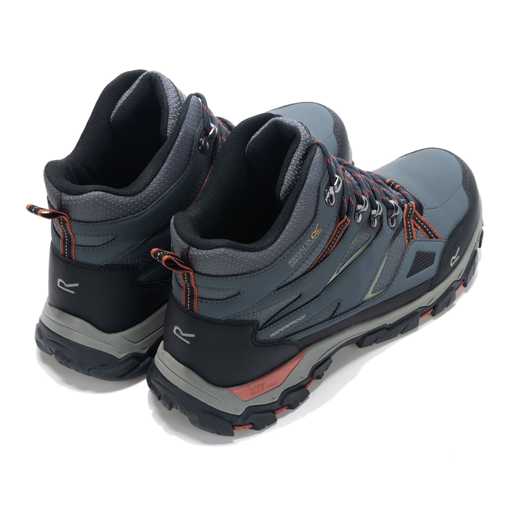 Regatta Buty męskie trekkingowe wysokie z membraną Holcombe III Czerwony