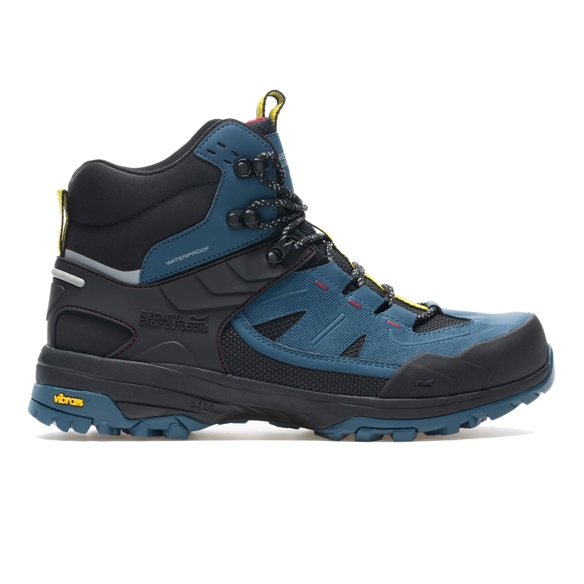Regatta   Buty męskie trekkingowe wysokie z membraną Regen Vibram Niebieski