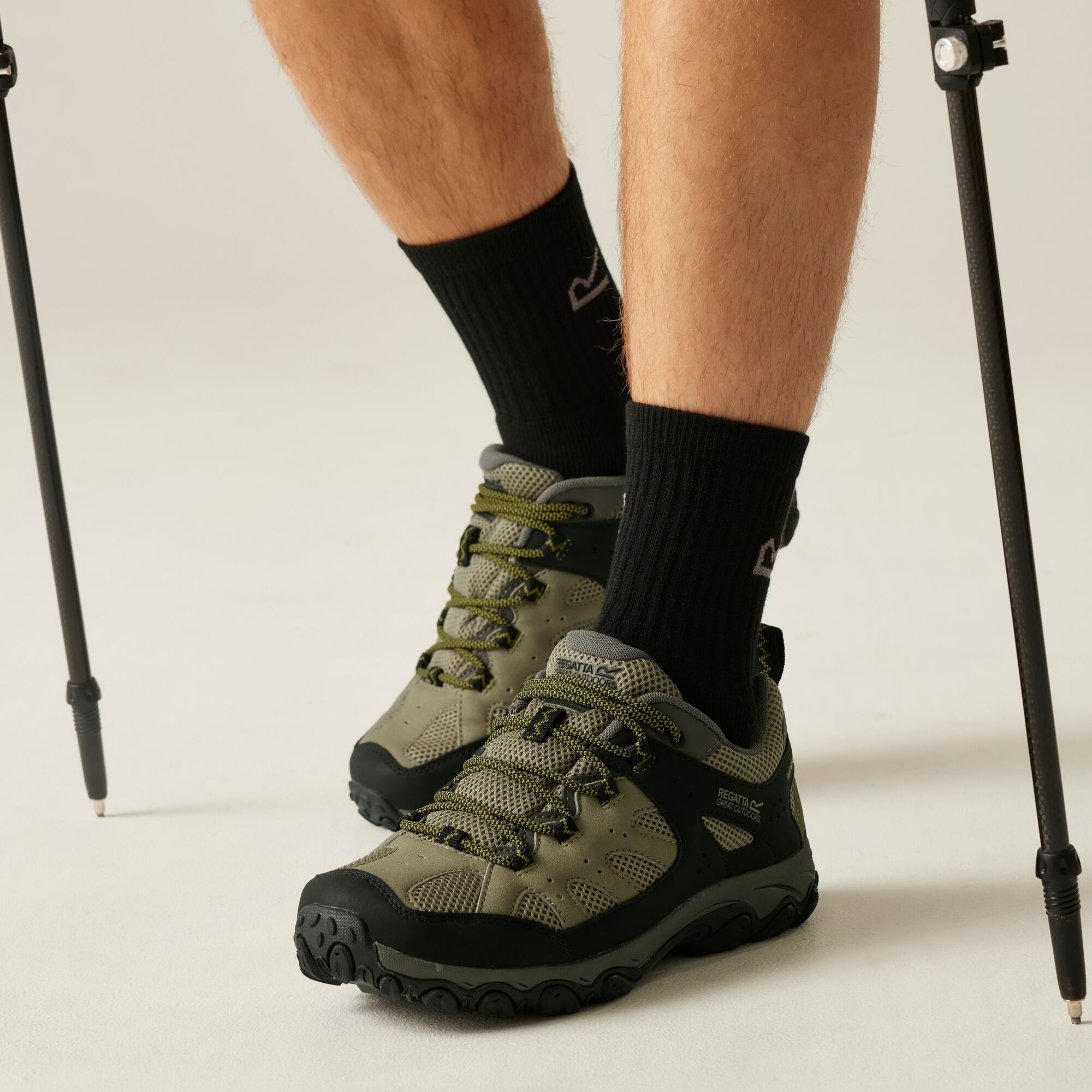 Regatta Buty męskie trekkingowe niskie z membraną Edgepoint IV Brązowy