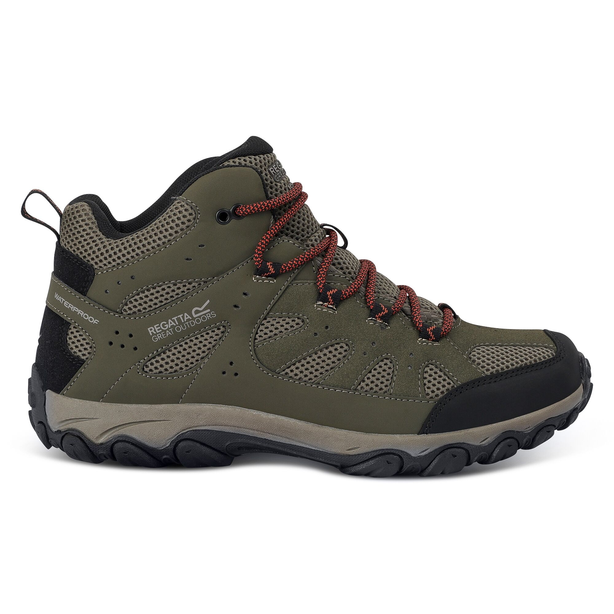 Regatta Men's Edgepoint Iv Mid Walking Boots - Green UK Size 12