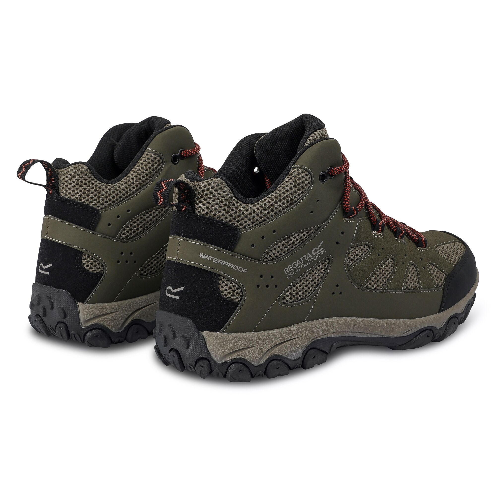 Regatta   Buty męskie trekkingowe wysokie z membraną Edgepoint IV Zielony