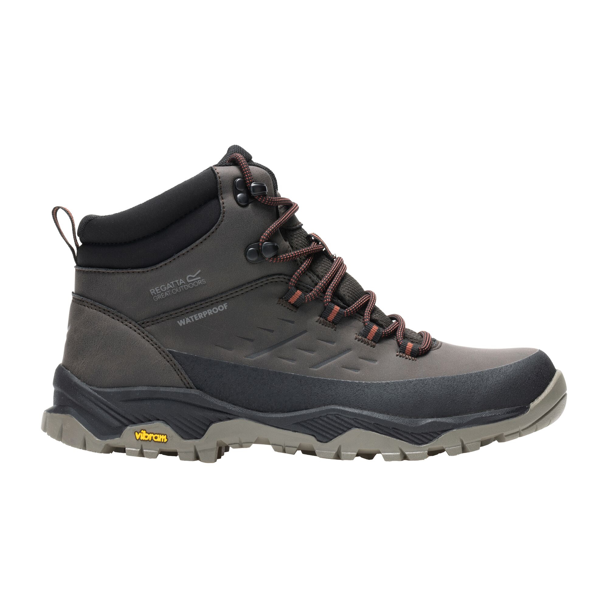 Regatta   Buty męskie trekkingowe wysokie z membraną Blake Vibram Brązowy