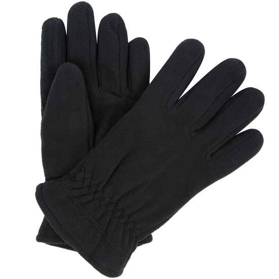 Kingsdale Thermo-Handschuhe aus Mikrofleece für Herren Schwarz