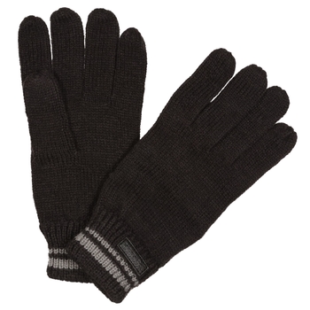 Men's Balton II Knitted Gloves Black Storm Grey