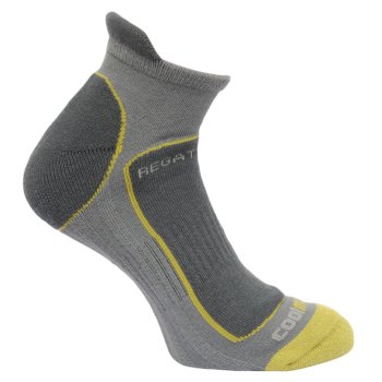 Men's Trail Runner Trainer Socks Granite Oasis Green