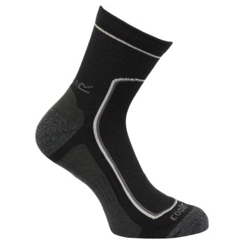 Men's 2 Pack Active Socks Black Clove