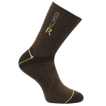 Men's Two Layer Blister Protection Socks Clove Oasis Green