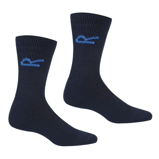 Men's 5 Pack Thermal Socks Navy 