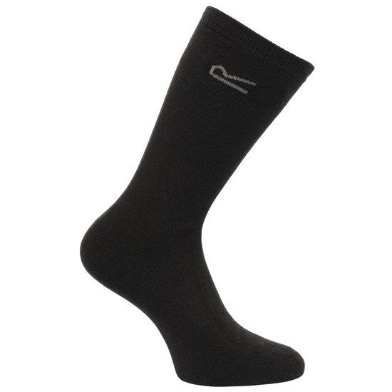 5 Pack Thermal Sock Black 
