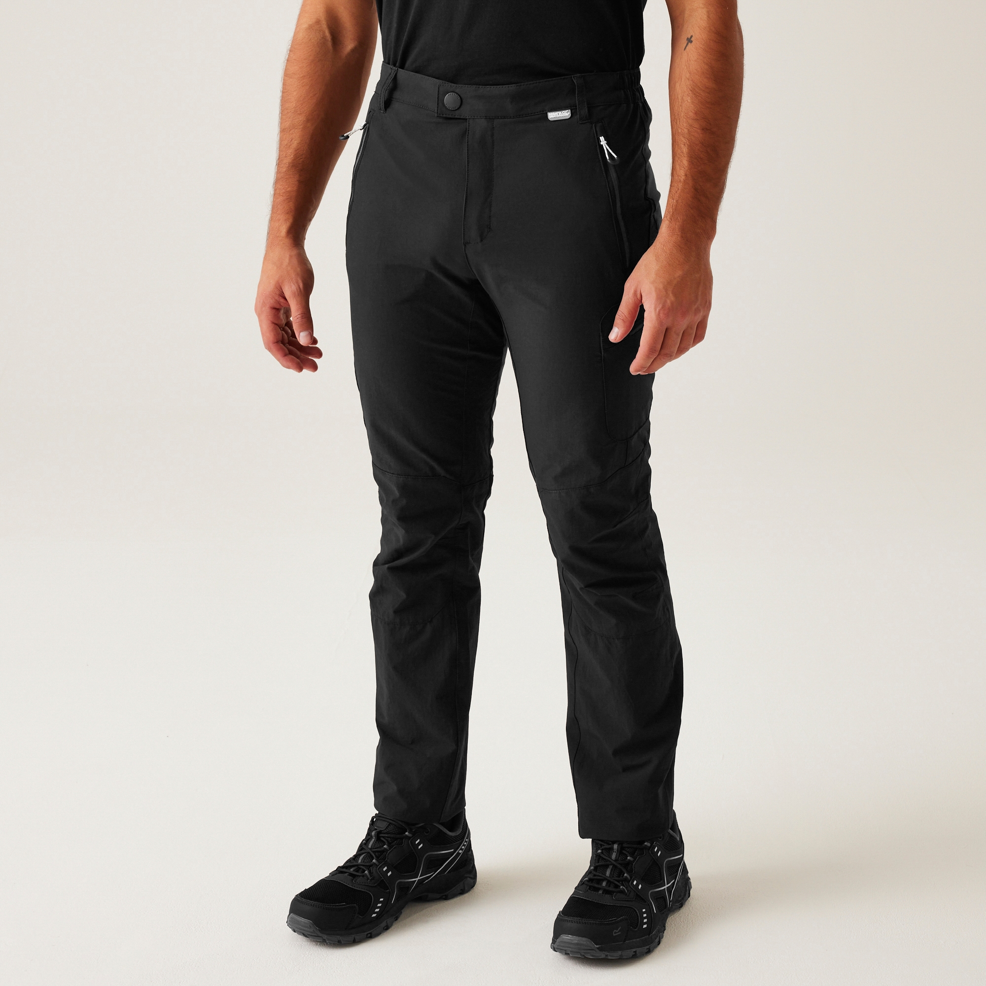 Regatta Spodnie męskie trekkingowe Highton Czarny