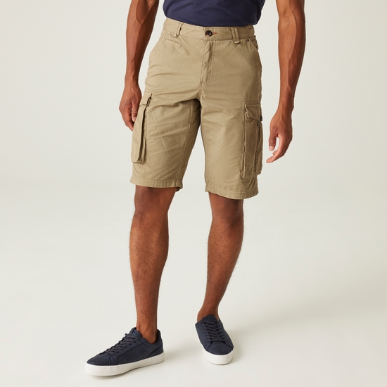 Shorebay Cargoshorts im Vintage-Look für Herren Gelb