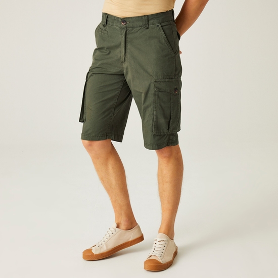 Shorebay Cargoshorts im Vintage-Look für Herren Grün