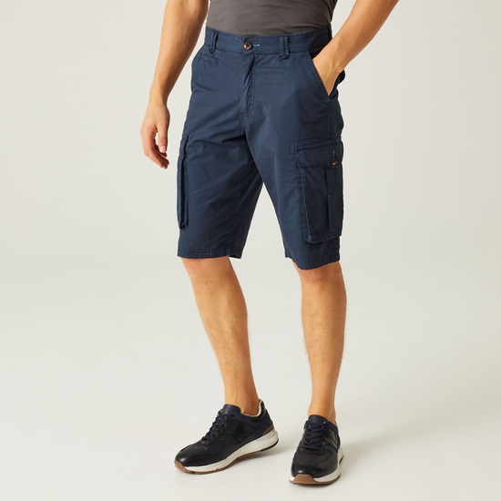 Shorebay Cargoshorts im Vintage-Look für Herren Blau