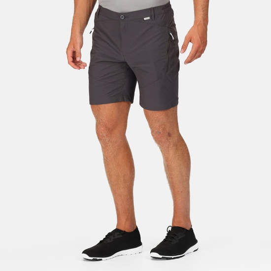 Men's Highton Mid Length Walking Shorts Seal Grey 